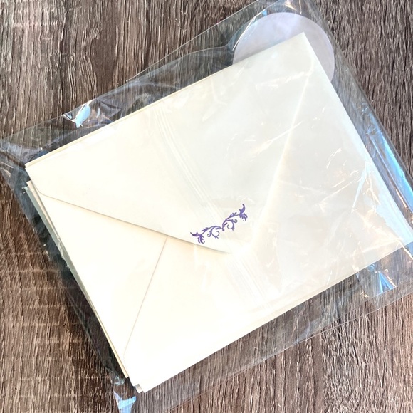 5 pk Hand Crafted Assorted Color Sympathy Cards Blank Inside CoordinatiEnvelopes - Picture 11 of 11